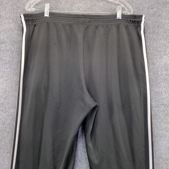 Adidas Men's Track Pants Black XL Drawstring Waistband Side Pocket Polyester - Picture 5 of 16